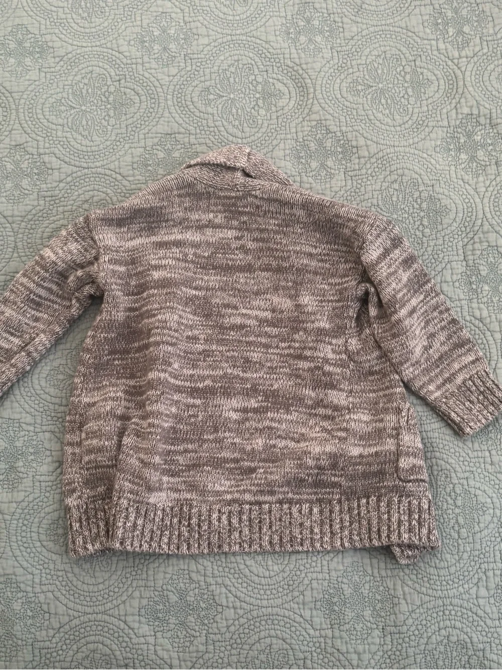 Toddler Old Navy Heathered Gray Open Shawl-Cardigan